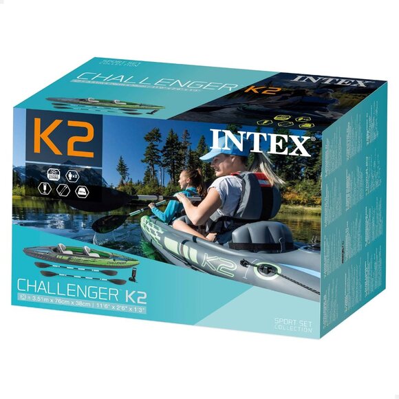 Intex Challenger K2 Kayak โ 2 Person - Picture 7 of 9